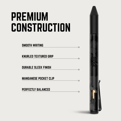 Ridge Bolt Action Pen - Alpine Navy