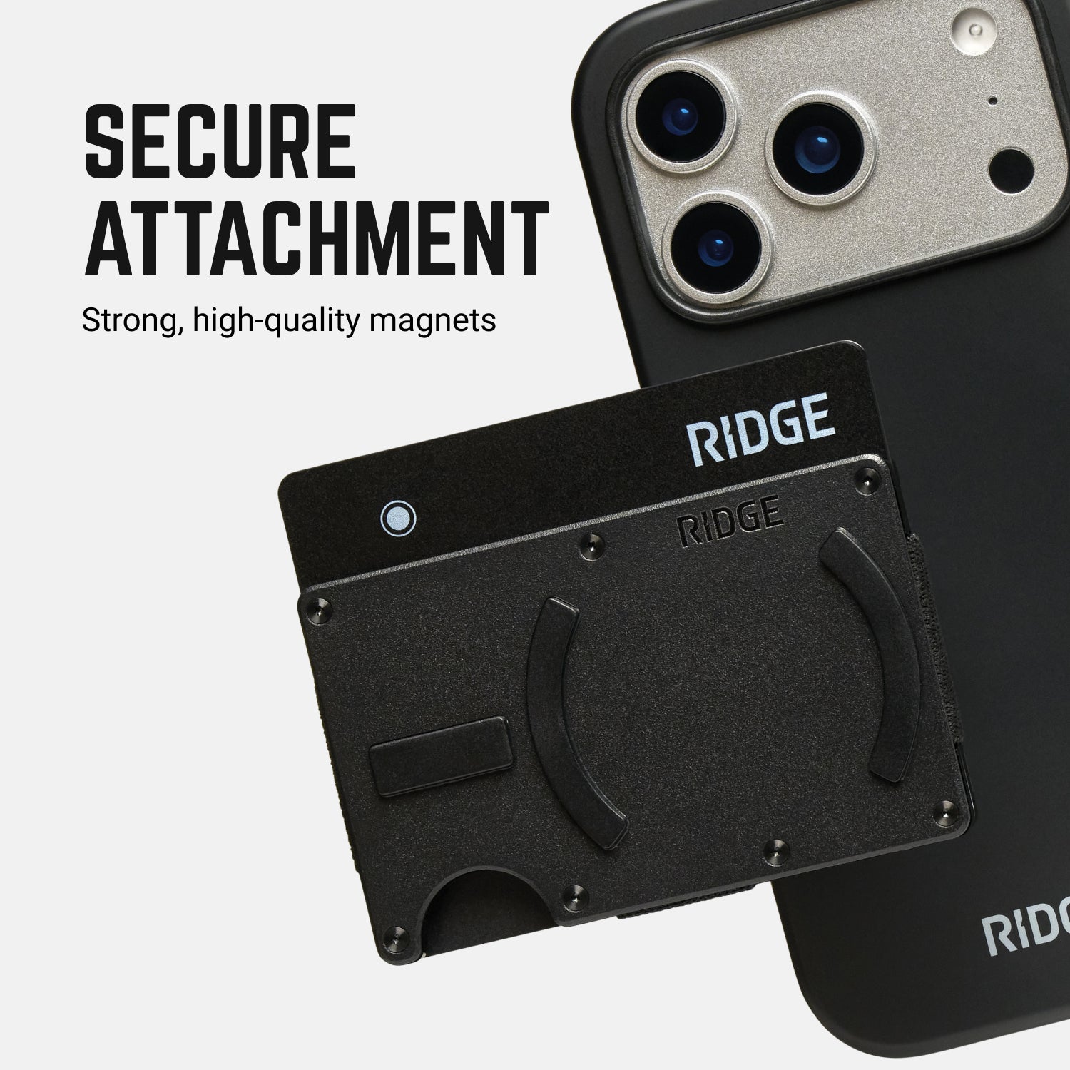 Ridge Wallet for MagSafe - Burnt Titanium