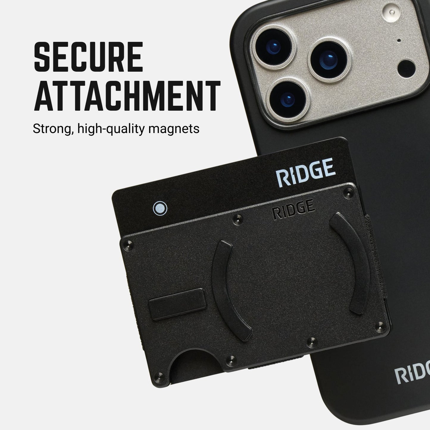 Ridge Wallet For MagSafe - Matte Olive