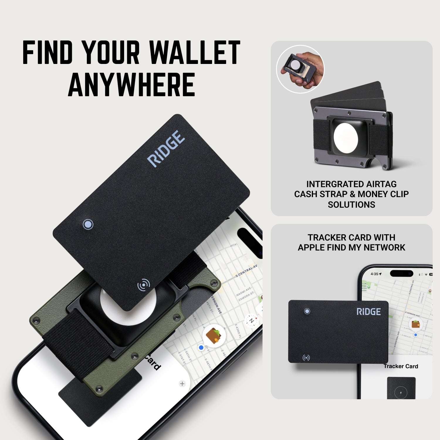 Ridge Wallet - Royal Black - Los Angeles Dodgers